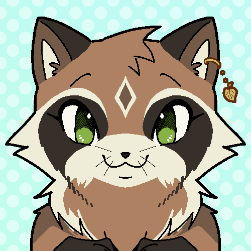 animated gif of a cartoon tanuki
